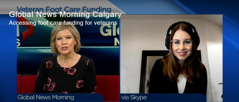 Accessing foot care funding for veterans – Global News Calgary
